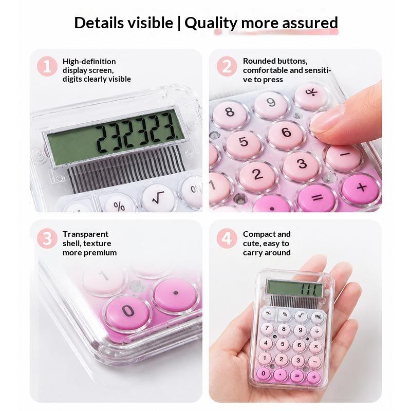 Portable Mini Cute Silent Calc - Scientific Calculator For Secondary School ulasan dan harga