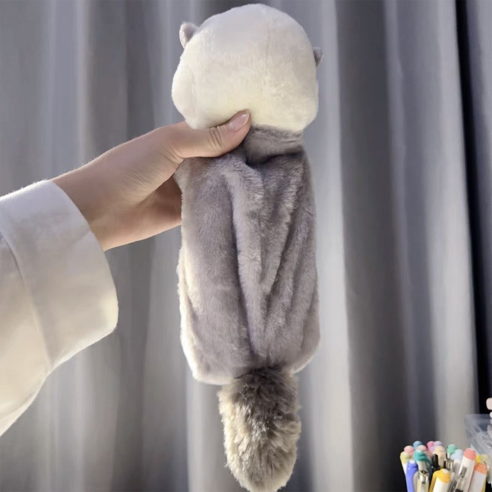 Creative Plush Toy Pencil Case - School Supplies ulasan dan harga