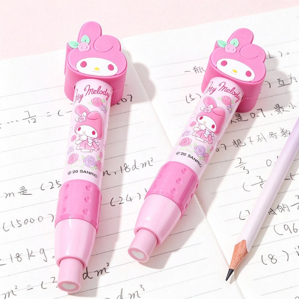 Genuine Hello Kitty Melody 3D  - Retractable Eraser Pen Click ulasan dan harga